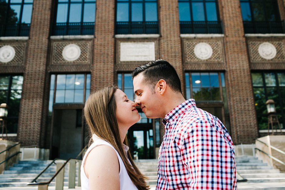 university of michigan engagement photography