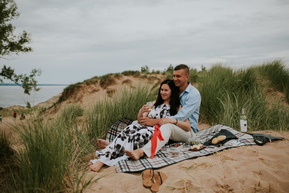 sleeping bear dunes engagement photography10