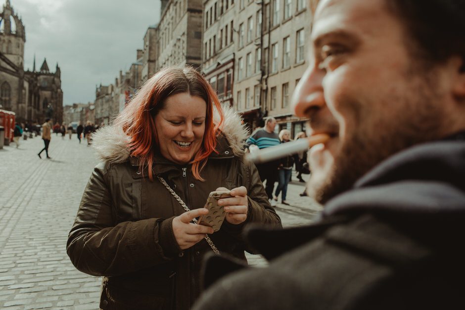 laura babb and jacob loafman in Scotland