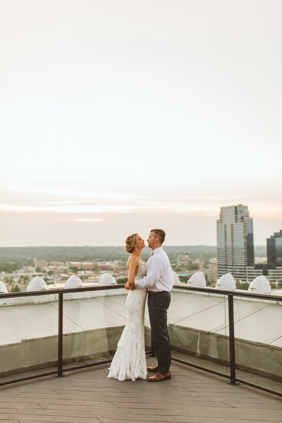 the ballroom at mckay tower wedding