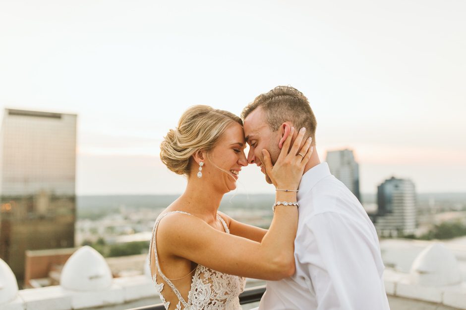 the ballroom at mckay tower wedding