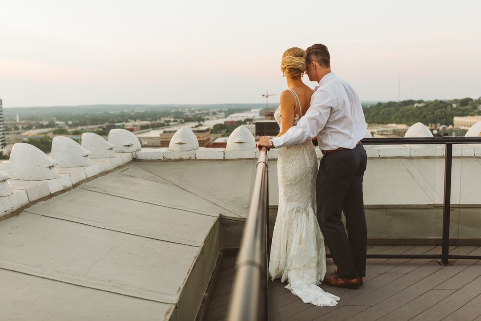 the ballroom at mckay tower wedding