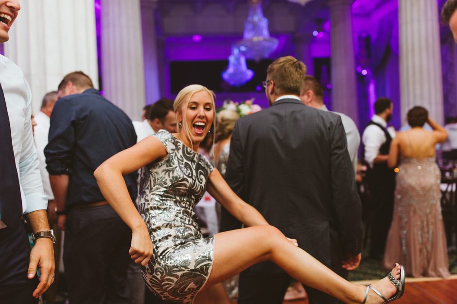 the ballroom at mckay tower wedding