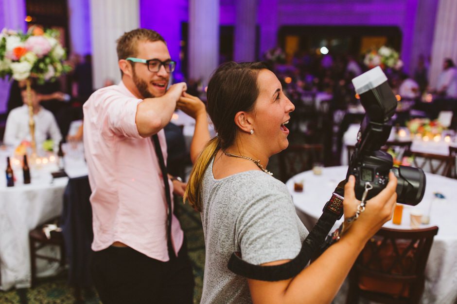 the ballroom at mckay tower wedding