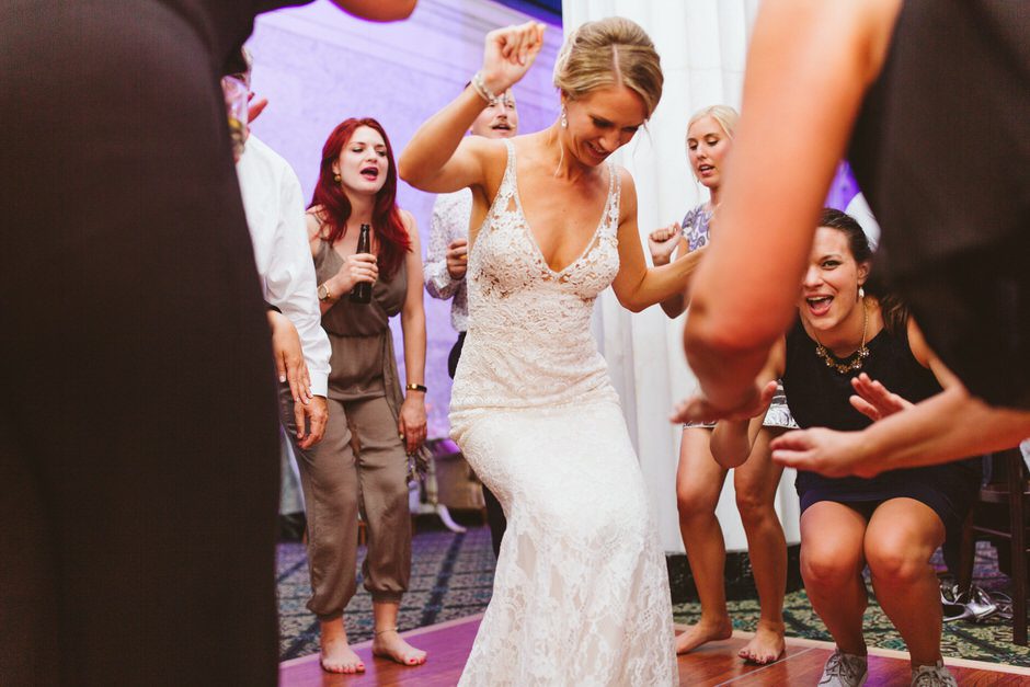 the ballroom at mckay tower wedding