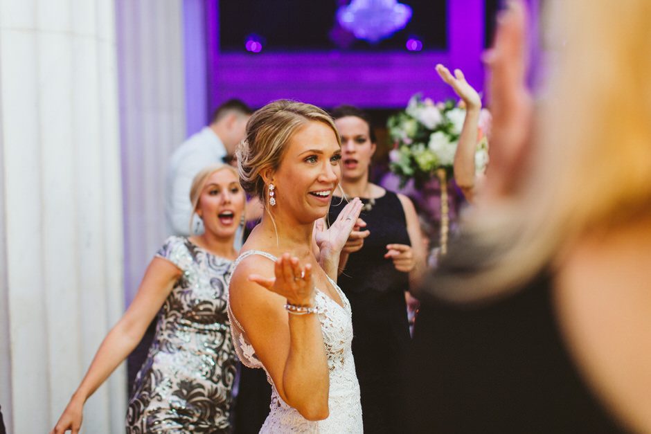 the ballroom at mckay tower wedding