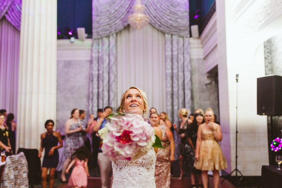 the ballroom at mckay tower wedding