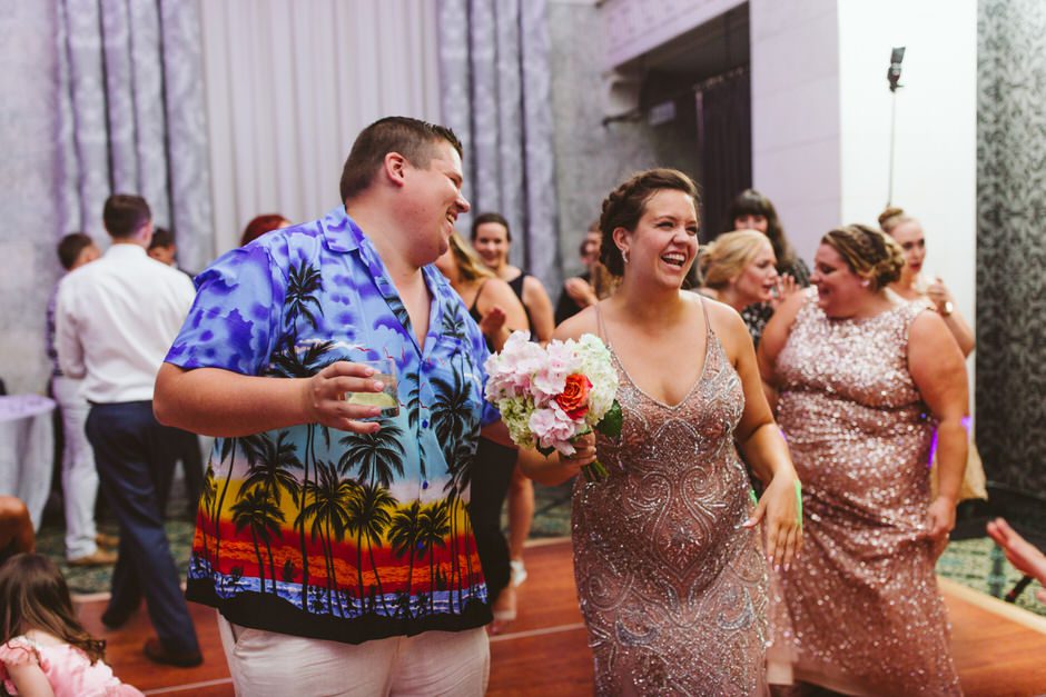 the ballroom at mckay tower wedding