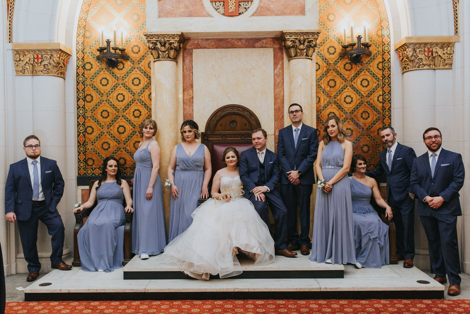 Detroit Masonic Temple Wedding | Amy + Justin » Rachel Kaye Photography