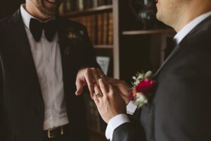 felt mansion estate wedding saugatuck michigan lgbtq