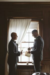 felt mansion estate wedding saugatuck michigan lgbtq