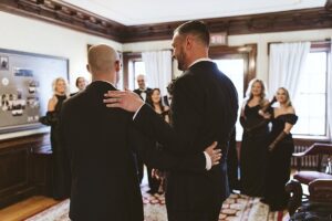 felt mansion estate wedding saugatuck michigan lgbtq