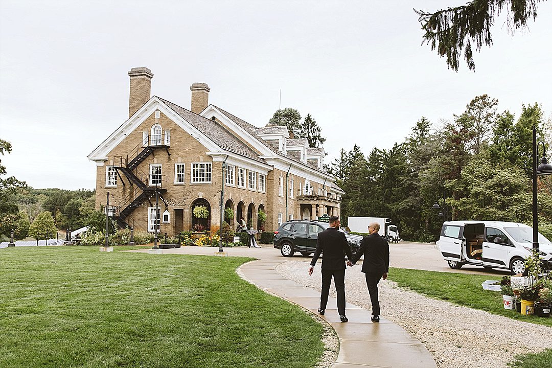 felt mansion estate wedding saugatuck michigan lgbtq 
