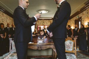 felt mansion estate wedding saugatuck michigan lgbtq