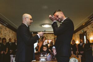 felt mansion estate wedding saugatuck michigan lgbtq