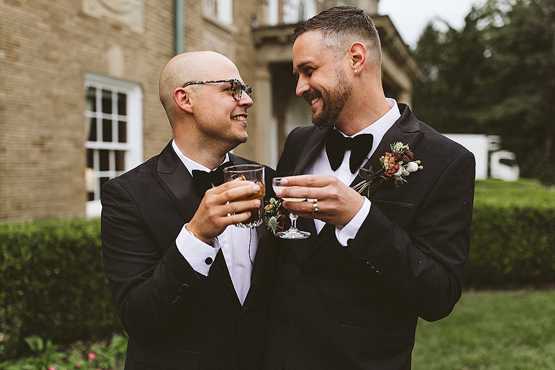 felt mansion estate wedding saugatuck michigan lgbtq