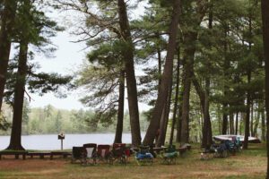 wedding at long lake outdoor center